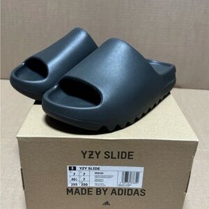 adidas Kids YZY Slide - Dark Gray